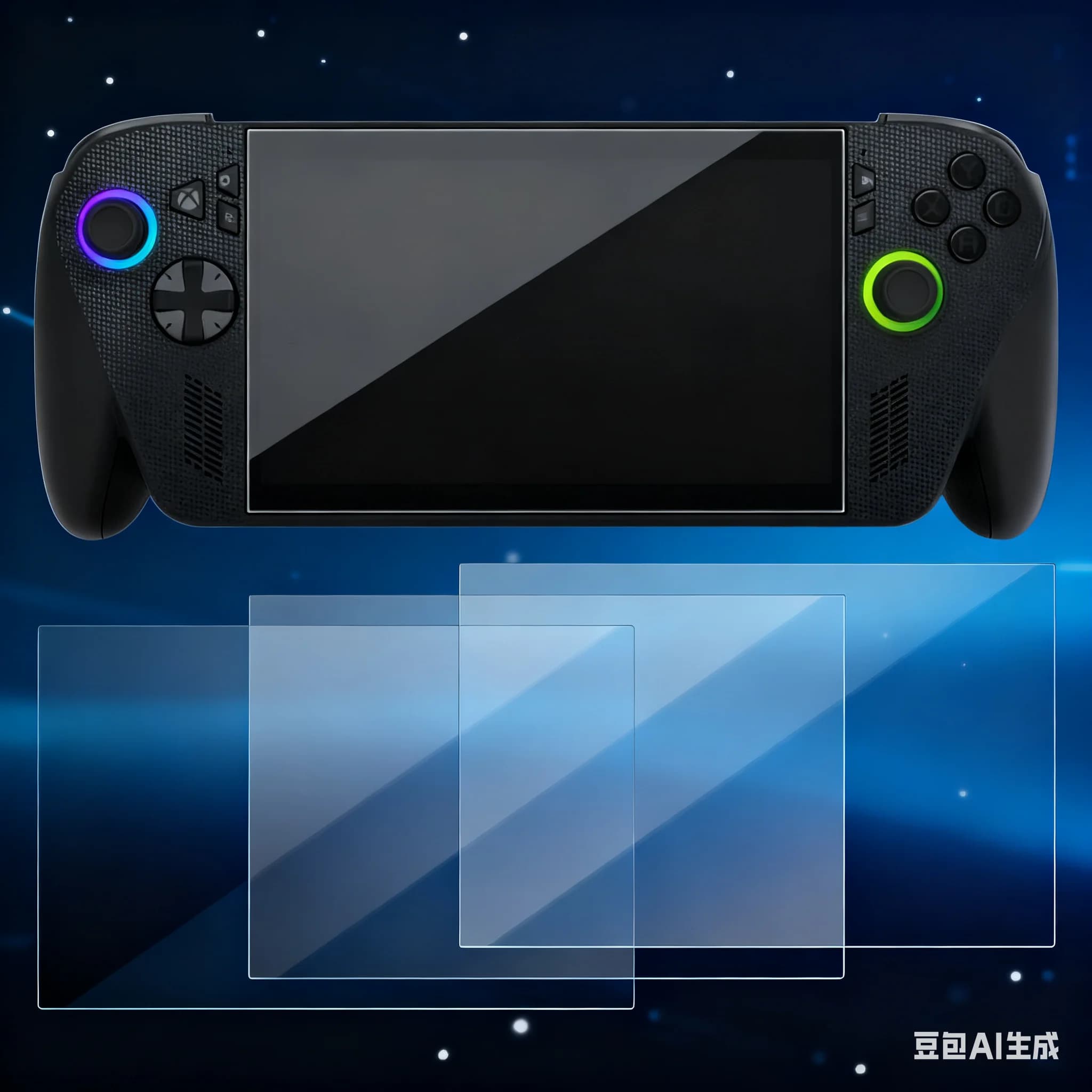Proteggi schermo in vetro temperato 9H per ROG per Xbox Ally7 "Full HD Pellicola protettiva in vetro antigraffio Accessori per console di gioco