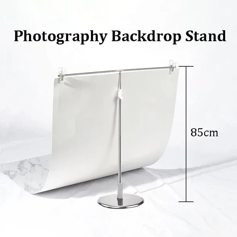 Photography Photo Backdrop Stands Adjustable T-Shape Background Frame Support System Stands With Clamps for Video Studio