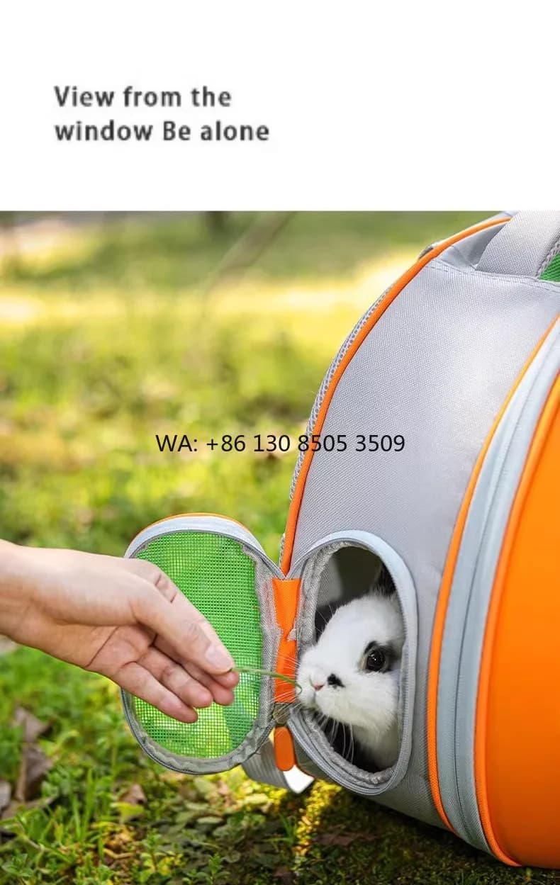 BumoPET Bestseller: Borsa da Trasporto per Conigli a Forma di Carota, Zaino Resistente per Gatti e Piccoli Animali