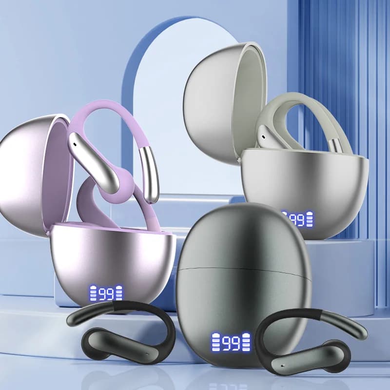Eleganti Cuffie Bluetooth K10 Over-Ear 5.3, Design Leggero e Confortevole