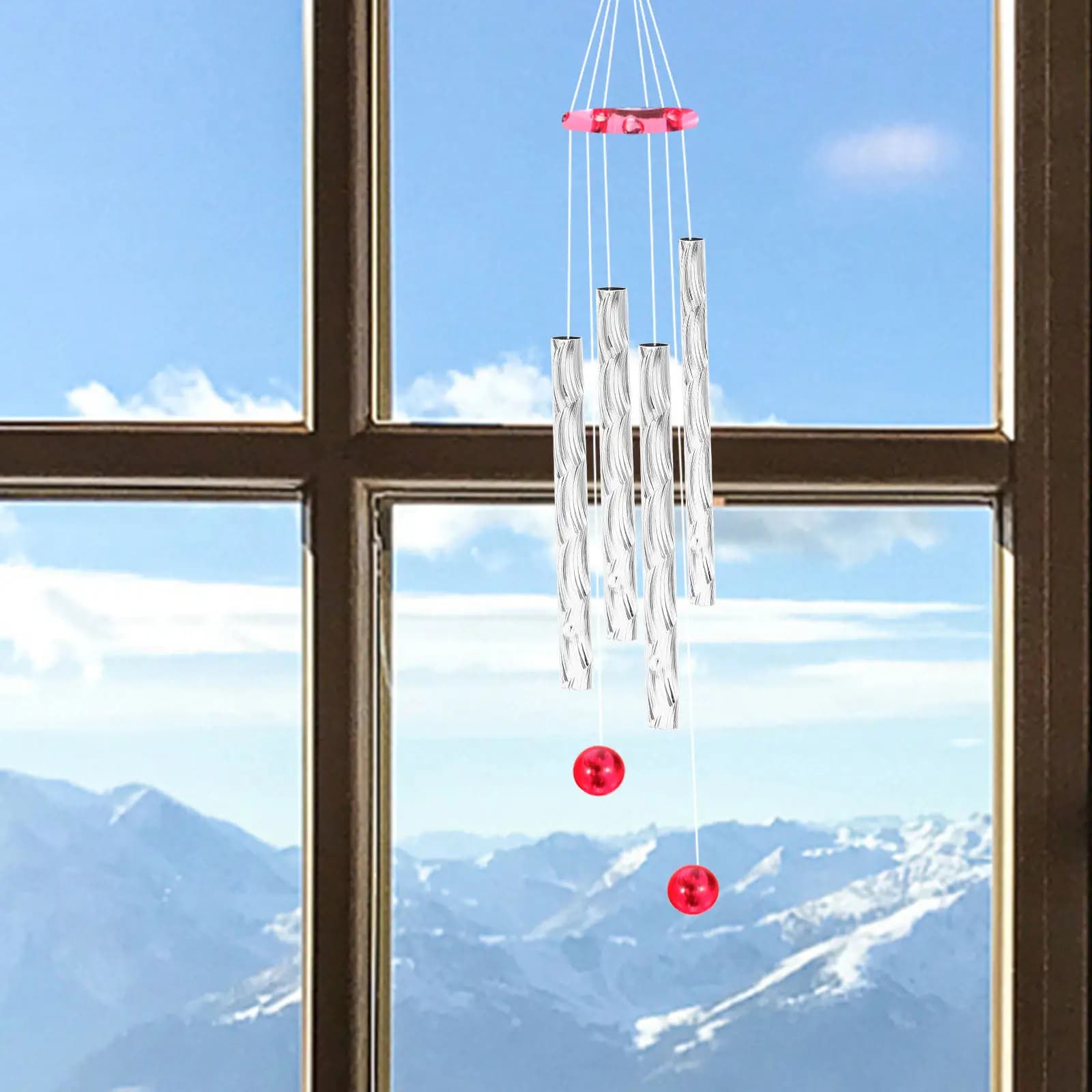 20Pcs Wind Chime Tubes Metal Aluminum Replacement Parts DIY Wind Chime Craft Tubes Suitable for Garden Outdoor Decorative Use