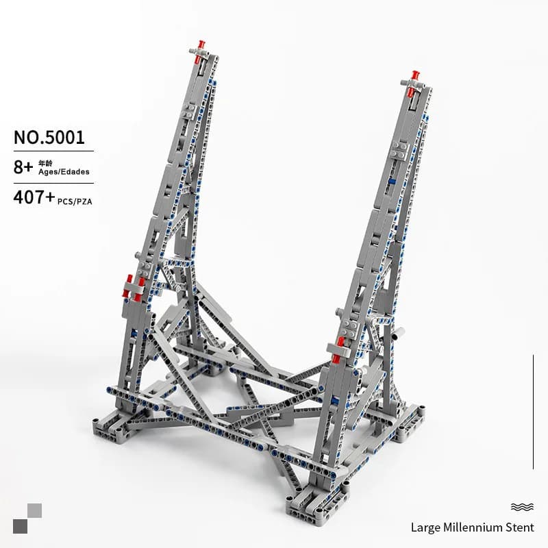 Espositore per kit di blocchi di costruzione Millennium Ship Falcon compatibile con 05132 Star Bricks 75192 regali di compleanno di natale
