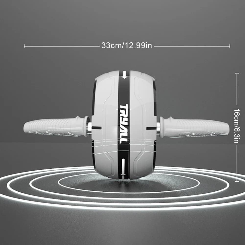 Abdominal Bounce Core Strength Trainer Anti-slip Rebound Wheel Roller Detachable Wheel for Home Fitness Equipment and Gym