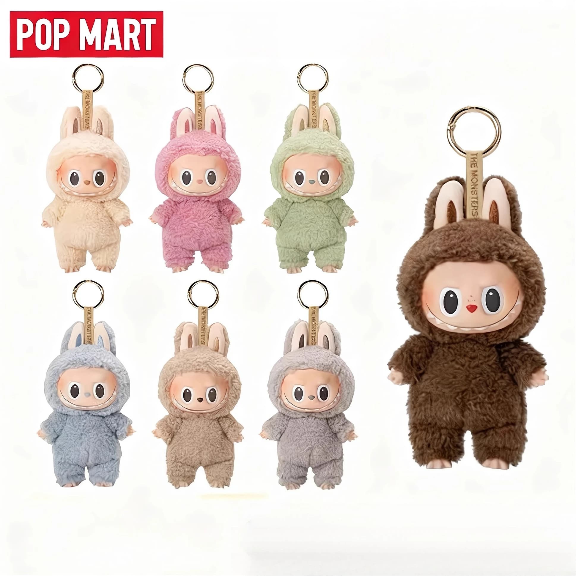 Exciting Macaron LABU Blind Box POP MART The Monsters Enchanted Vinyl Doll Pendant