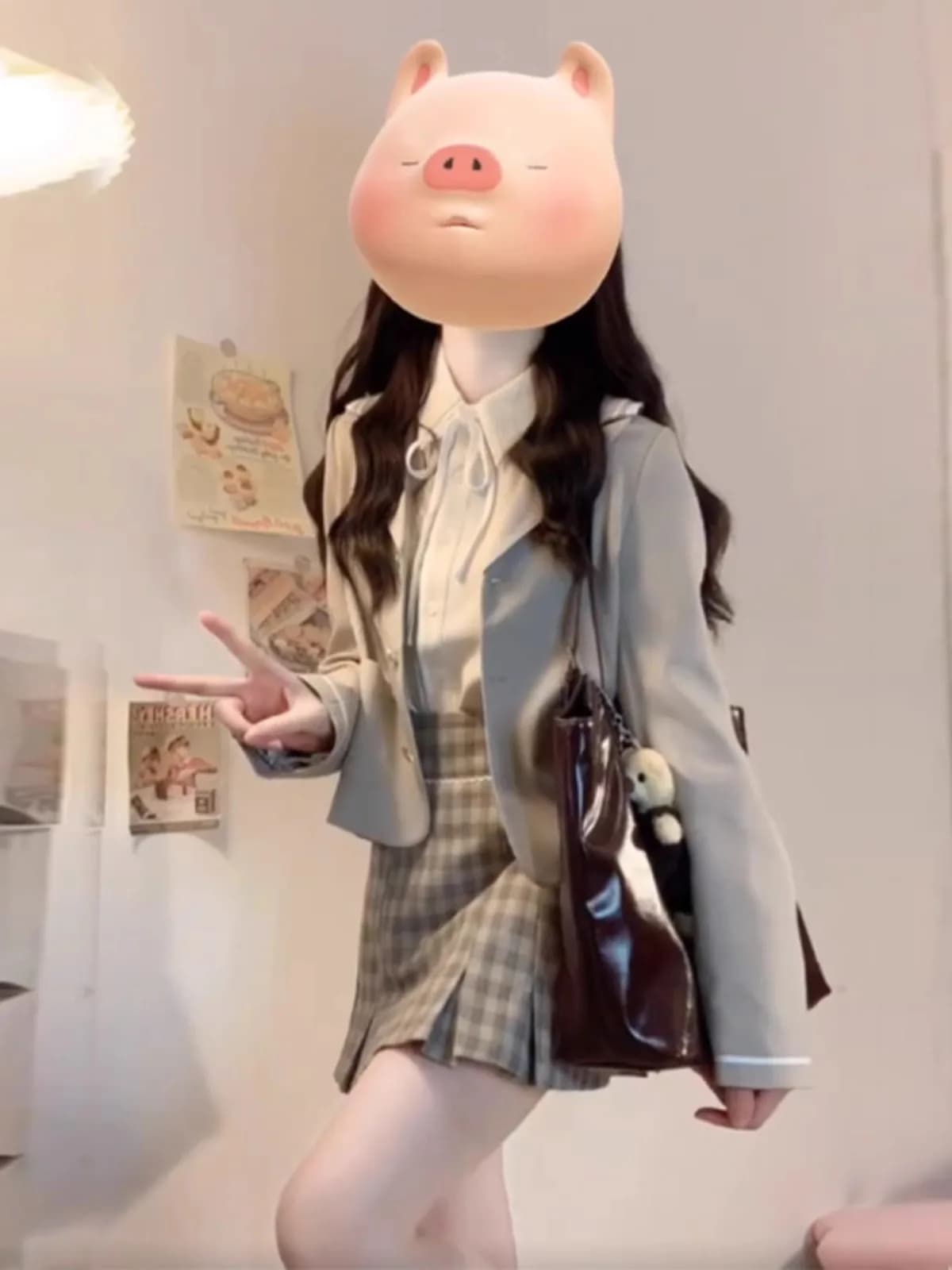 British Style College Uniform Three-Piece Set JK School Uniform Jacket Shirt Pleated Skirt for Short Women Fashionable Ensemble