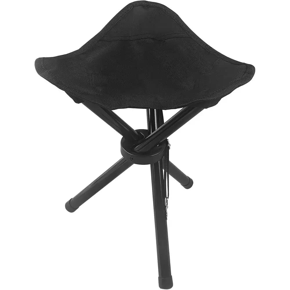 Sgabello da campeggio pieghevole portatile, sedile a treppiede leggero per esterni, sedie da campeggio resistenti, ideali per picnic, spiaggia, giardino e H