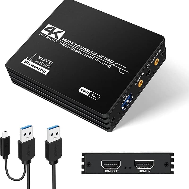 Scheda di acquisizione video da HDMI a USB 3.0 4K Grabber per videoregistratore Loopout HDMI per switch Xbox PS4 Wii