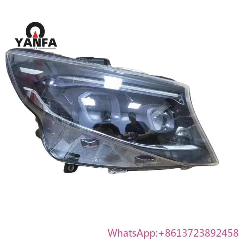 For Suitable for Modifying the Headlight Assembly of 2016-2023 Mercedes-Benz VITO W447 V-class with Vito LED Daytime Running Lig