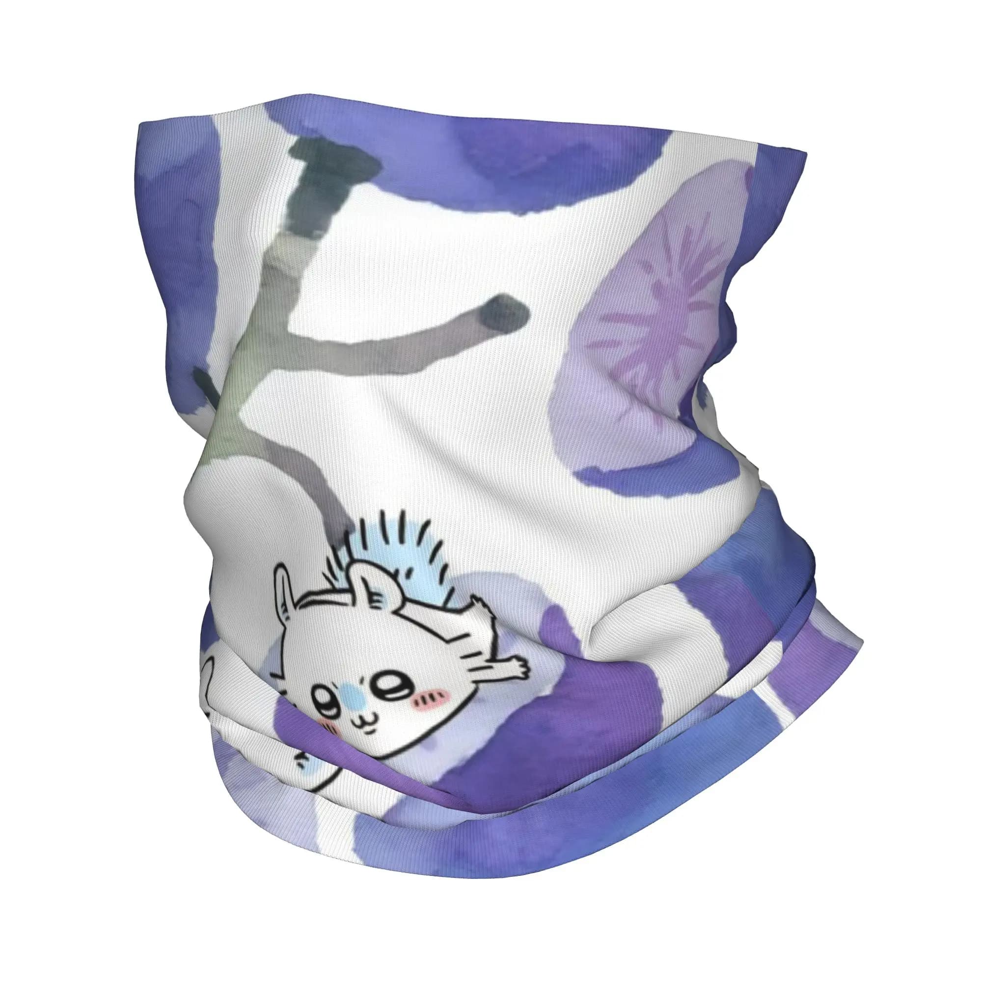 Kawaii Chiikawas Bandana Neck Cover Printed Balaclavas Face Mask Scarf Warm Cycling Unisex Adult All Season