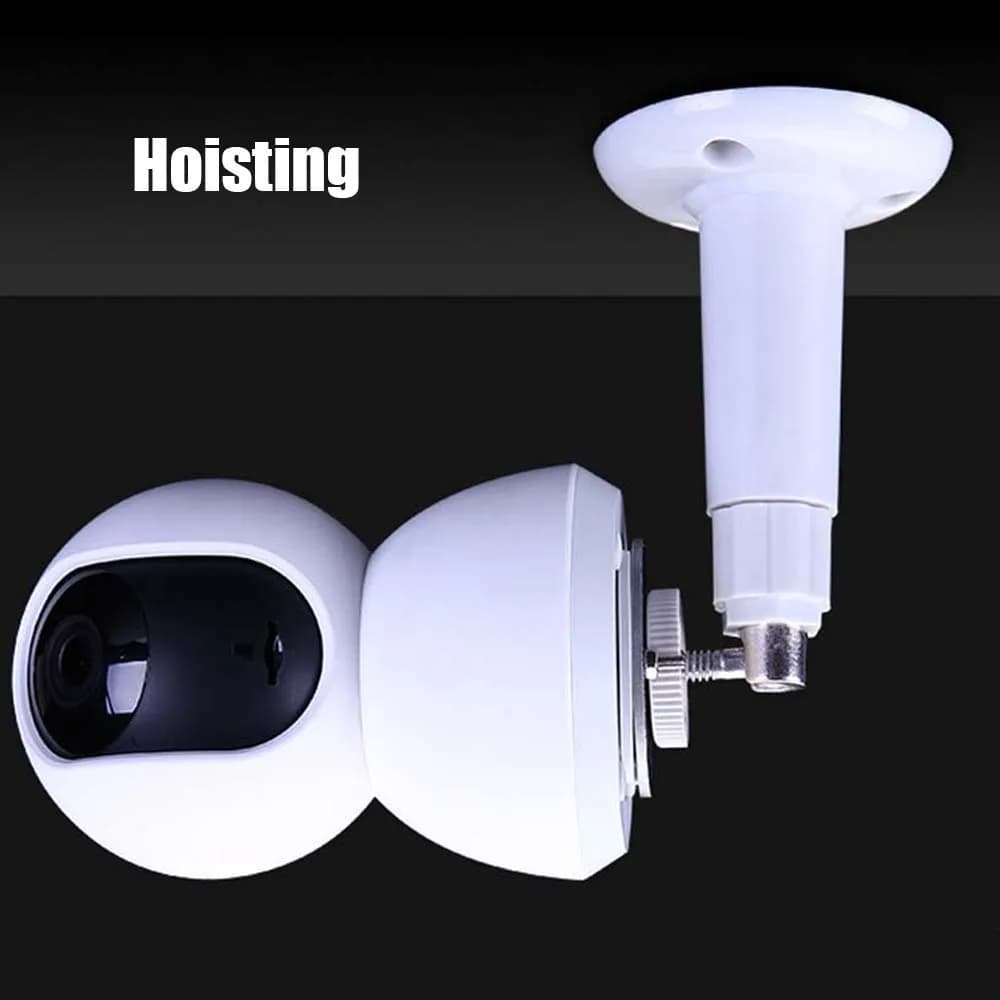 Supporto Girevole di Sicurezza in ABS Bianco per Telecamera XIAOMI, Supporto a Parete per Telecamera, Staffa per Telecamera, Supporto per Videosorveglianza