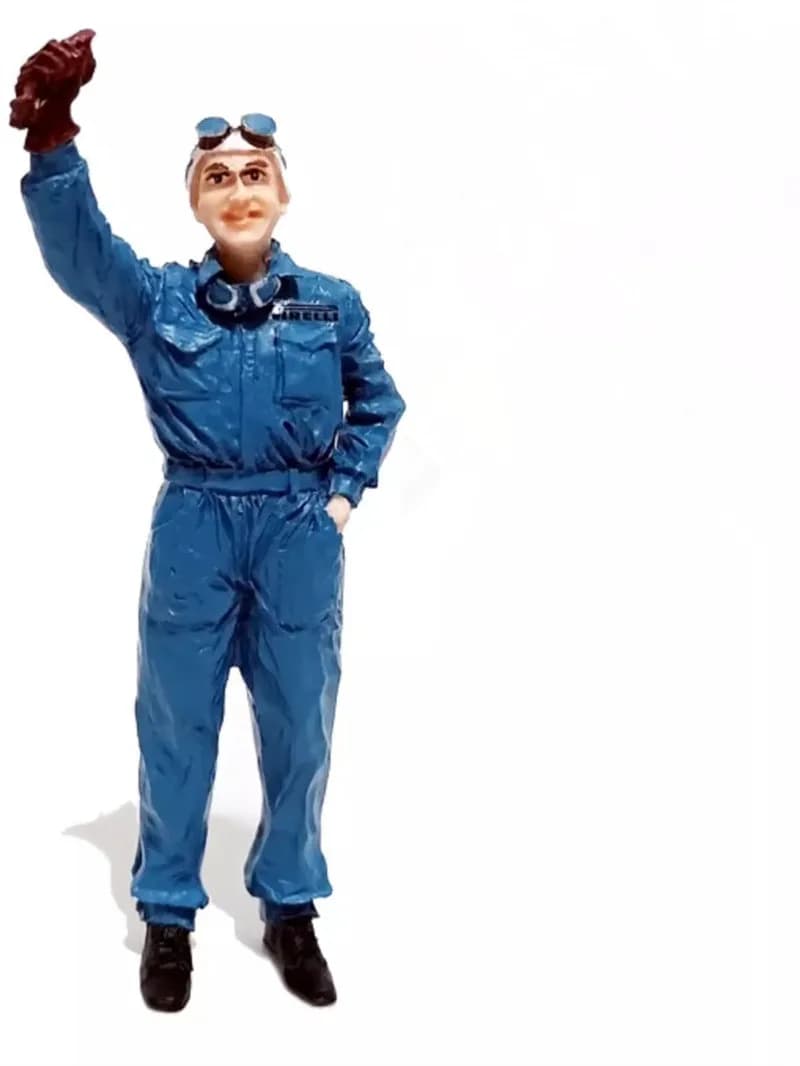 Nuovo Modellino in Resina Scala 1:18, 2 Tipi, 1 Pezzo, Accessorio Scenico, Bambola Maschile, Personaggio Pilota di Corse, Action Figure da Collezione, Giocattoli da Esposizione per Fan
