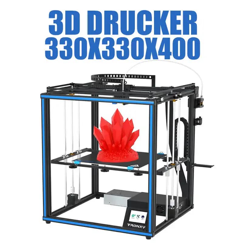 Tronxy X5SA Impressora stampante 3D formato di stampa scheda SD 8G con kit fai da te 3D manuale macchina Impressora 3D