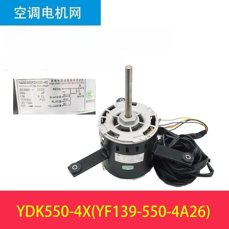 Midea Air Conditioner Hair Dryer Motor YDK550/300-4X SYZ9-9MD YF139-300/550-4A19/26