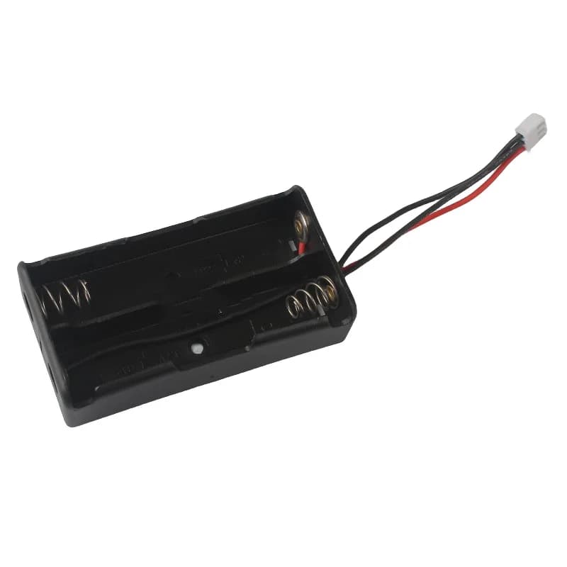 Custodia per batteria RadioMaster TX16S 2S 18650 con spina JST a 3 fili - ponticello compatibile T18/T18PRO/RadioKing TX18S (nero)