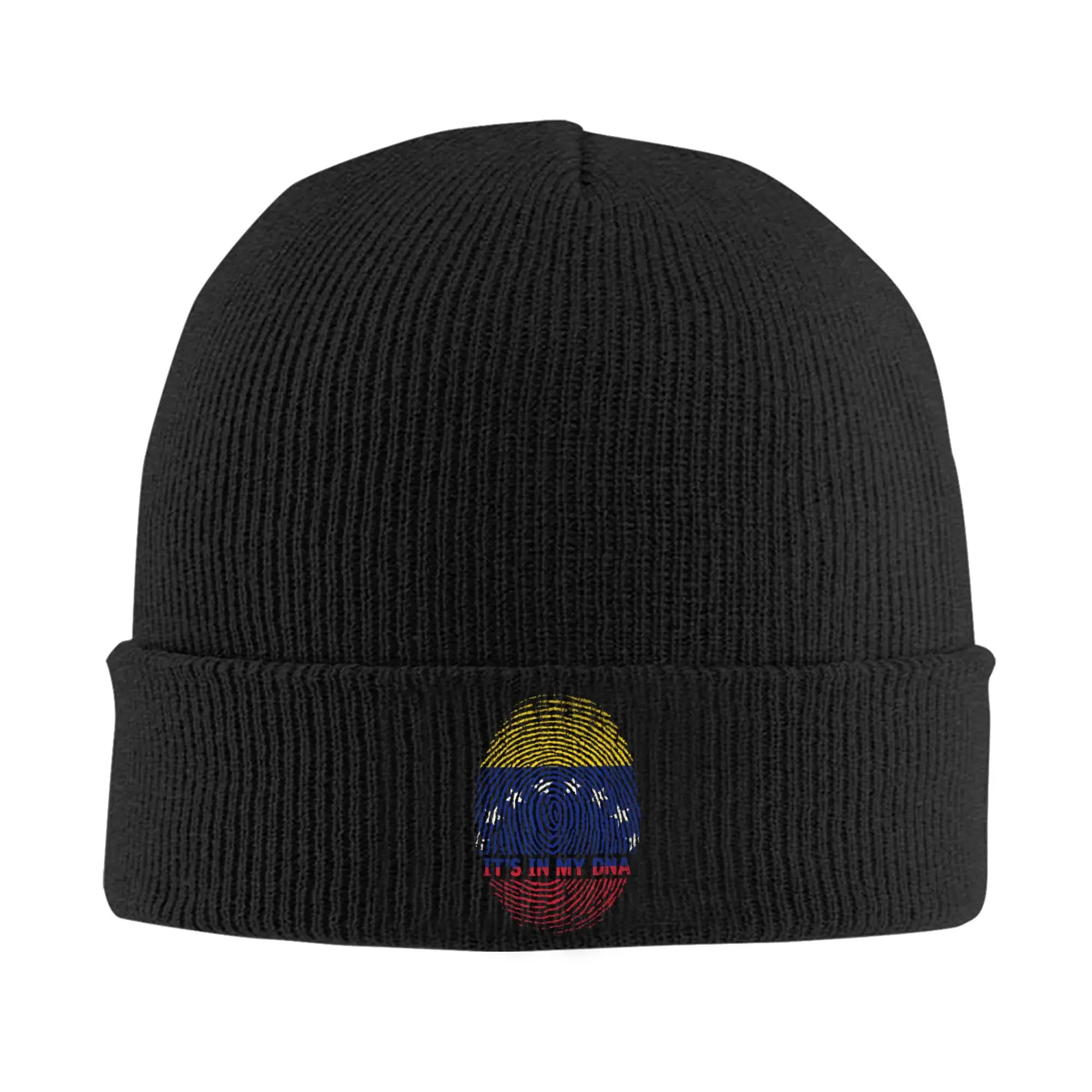 Berretti Lavorati a Maglia con Stemma DNA e Bandiera Patriottica del Venezuela, Cappelli Invernali Caldi per Uomo e Donna