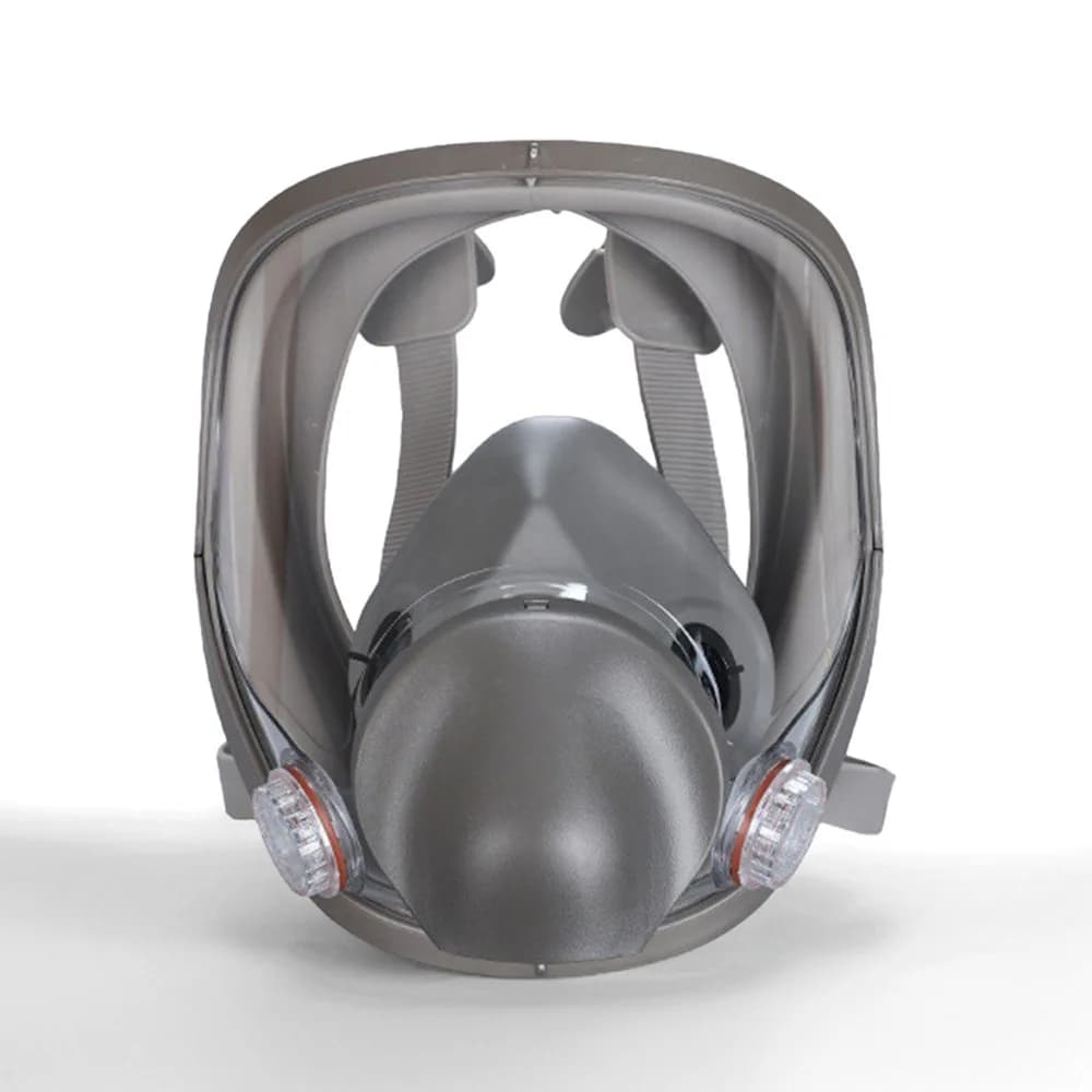 6800 Silicone Full face Gas Mask with cartridge 60921 60923 60926 for Spraying Painting Pesticide Chemical Coal Mining Industry