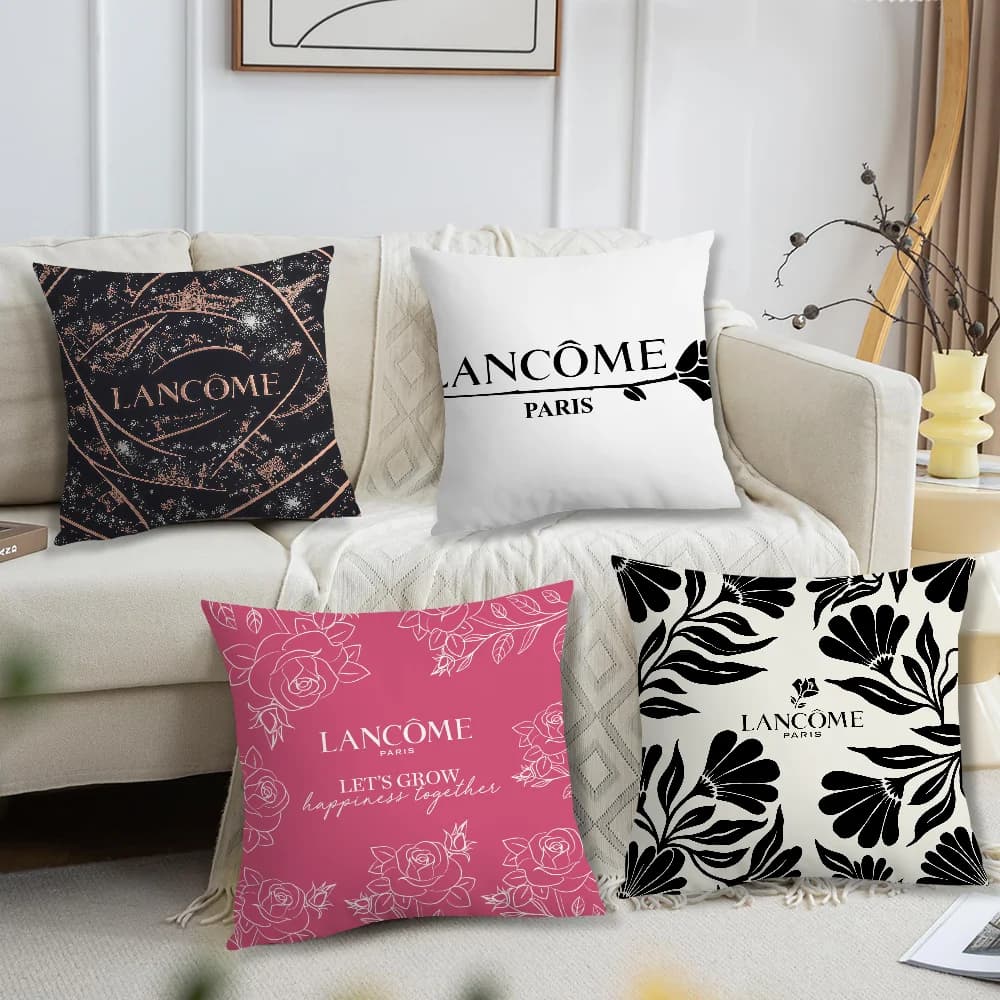 Fodera per cuscino L-LancomeS con motivo alla moda, per stampa su cuscini, decorazione per divano, casa, auto, camera, caffetteria, ufficio, stile nordico semplice