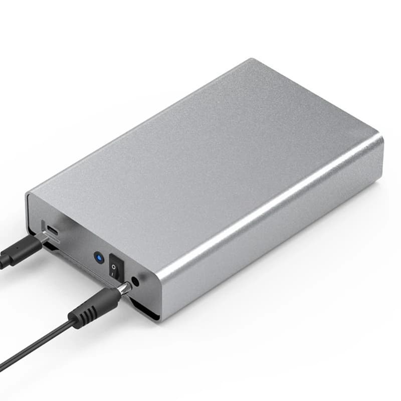 U55B Blueendless External HDD Enclosure Aluminum SSD Box USB Type C 3.5'' Hard Drive for Case Box for Desktop 8TB