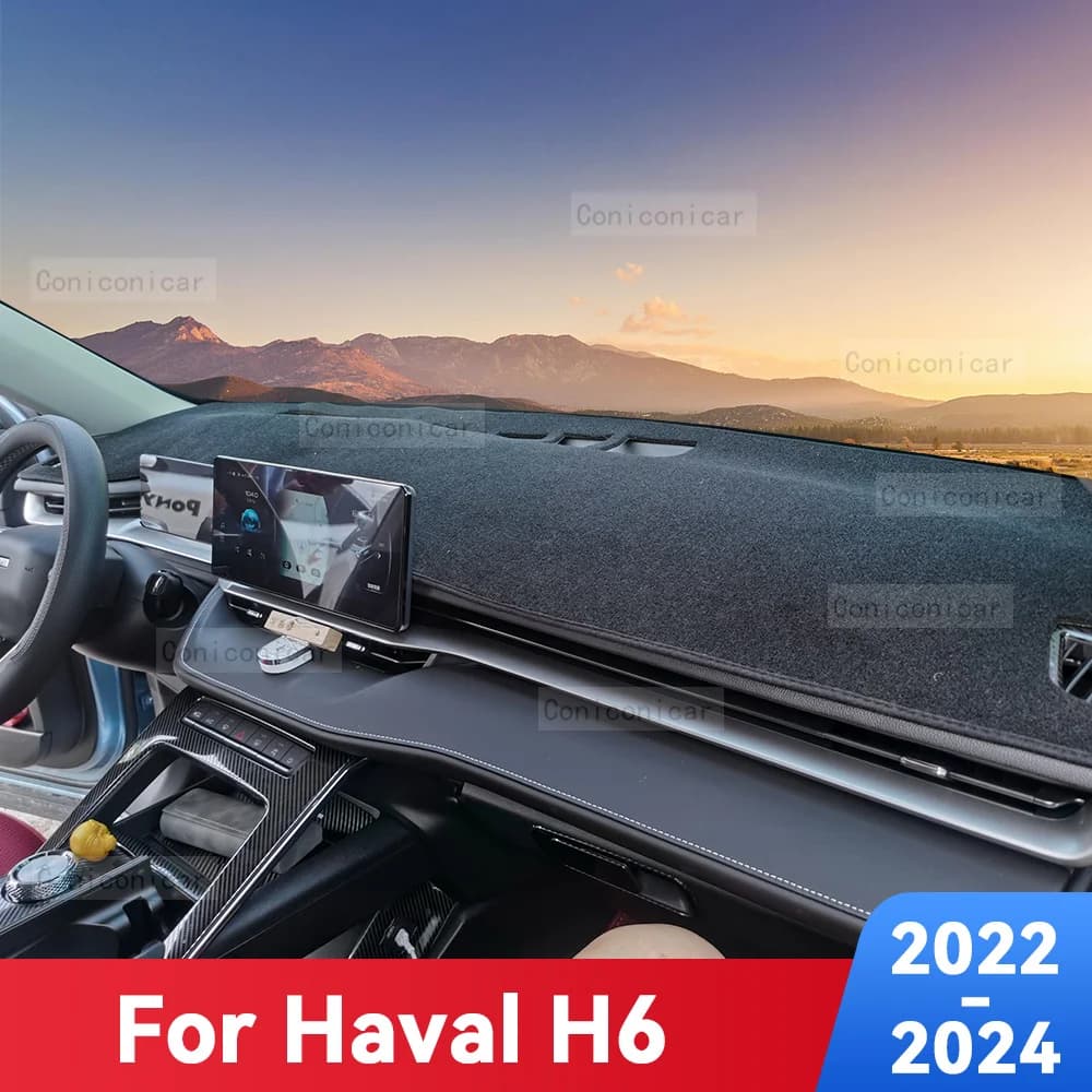 Per Haval H6 3th Gen 2022-2024 cruscotto auto evitare Pad luce piattaforma strumento copertura scrivania tappetini tappeti accessori anti-uv