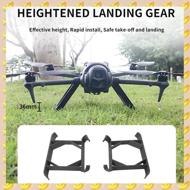A45U per DJI Mavic 4 Pro Drone treppiede gamba carrello di atterraggio supporto piede estensione a sgancio rapido protezione del corpo