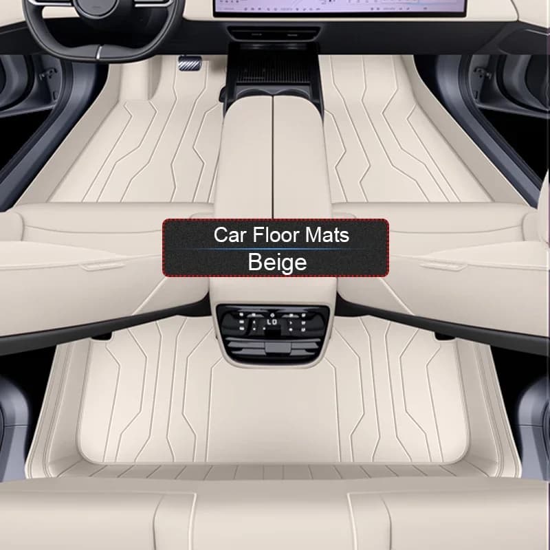 Custom Leather Anti-slip Nappa For MAZDA CX-6E EZ-60 2026-Presen Auto Piede Protecting Zerbino Luxury Auto Waterproof Floor Pad Accessory