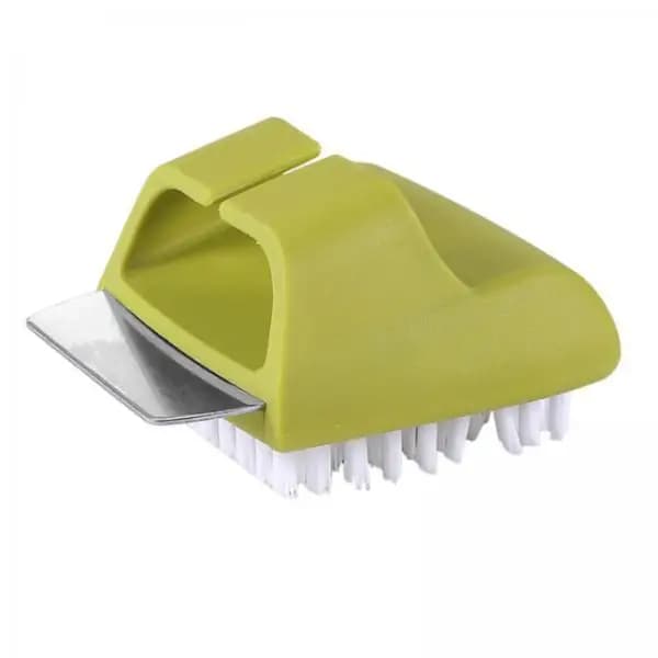 Stainless Steel Grill Brush with Nylon Bristles Barbecue Cleaning Kit Household BBQ Tools for Grate Cleaning Outdoors