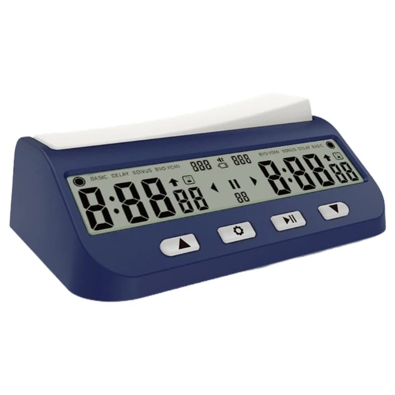 Orologio da scacchi portatile, timer multifunzione, per giochi da tavolo, con suono regolabile