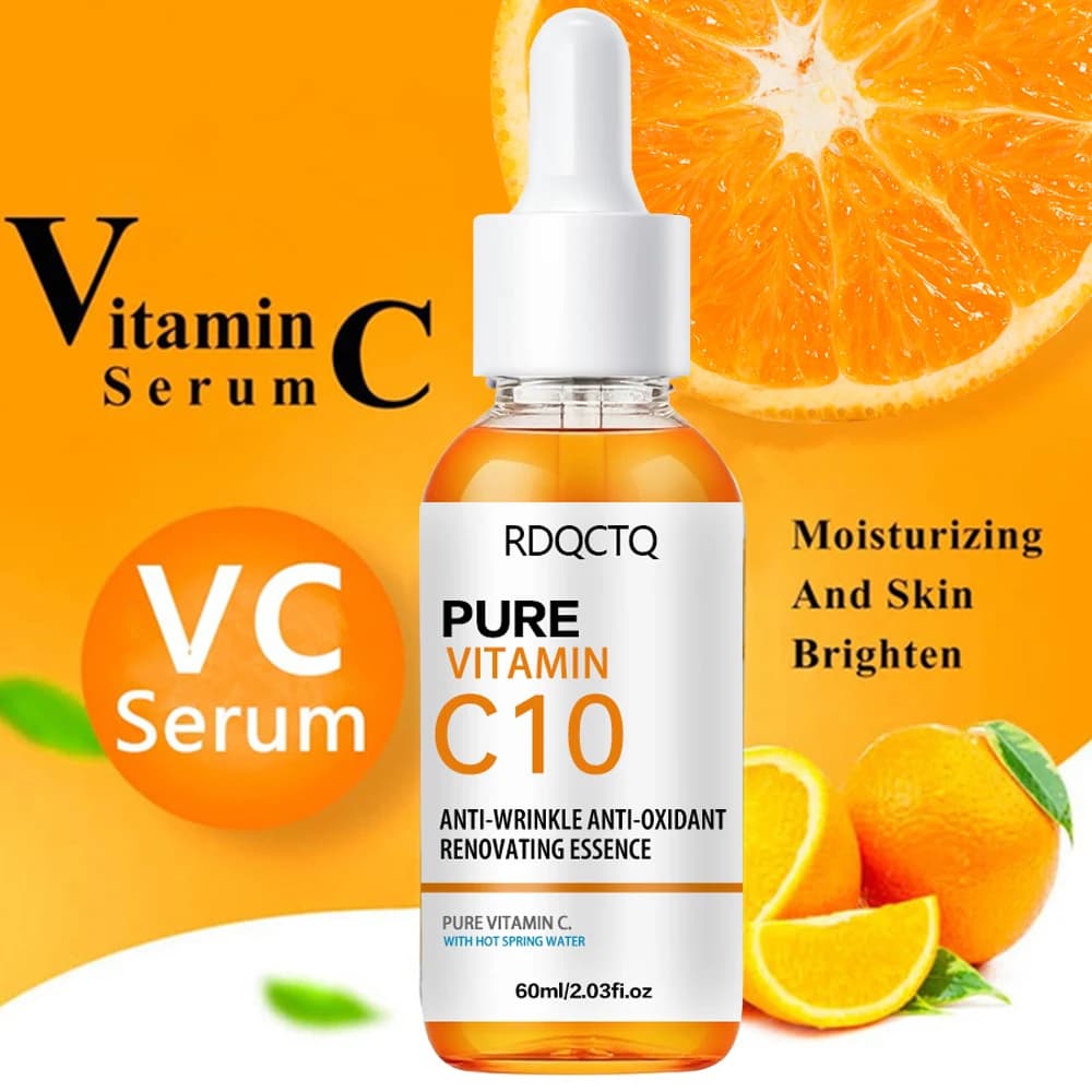 Pure serum of vitamin C C10 with thermal spring water | Antioxidant potentiation | Revitalizing skin care | Daily skin nutrition