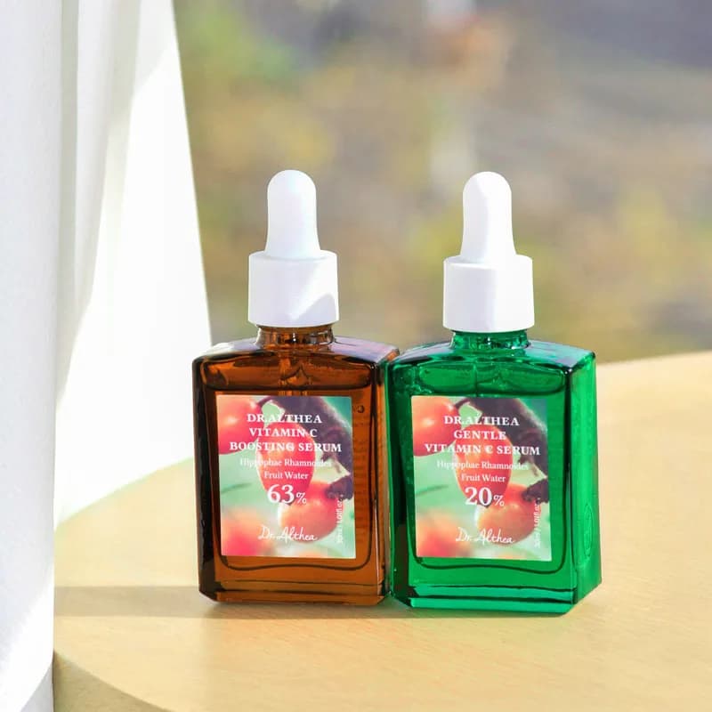 Dr.Althea Siero alla Vitamina C 30ml, Illuminante, Idratante, Rassodante, Riduce le Macchie Scure, Idratante Delicato, Siero Viso Quotidiano per una Pelle Luminosa