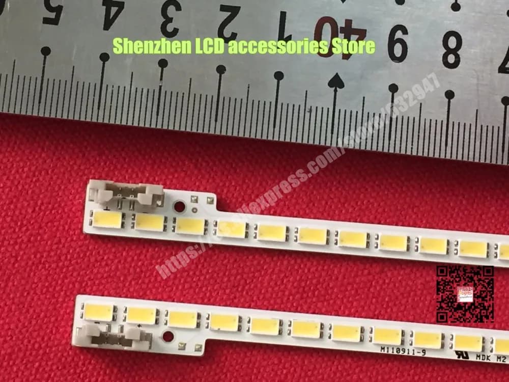 LEFT62/RIGHT62 JVG4-400SMA/B-R1 LTJ400HM03-H LED strip BN64-01639A UA40D5000PR 2011SVS40-56K-H1-1CH-PV 440mm 62LED 100%NEW