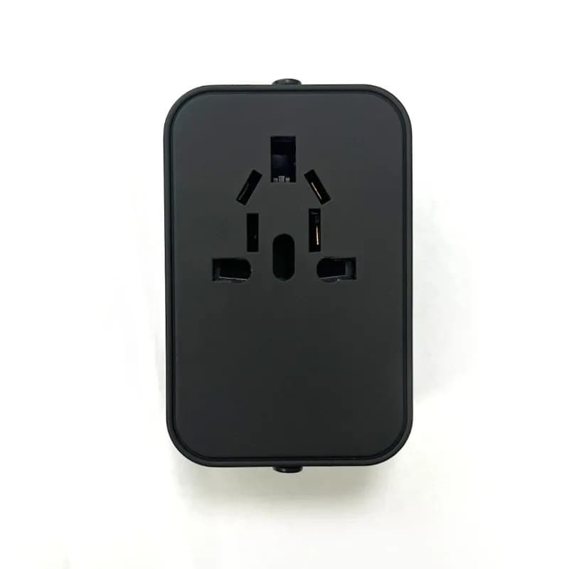 Universal Travel Adapter Worldwide Plug Socket US UK EU AU CN 100-240V With 1A USB Charger Compact For Power Bank