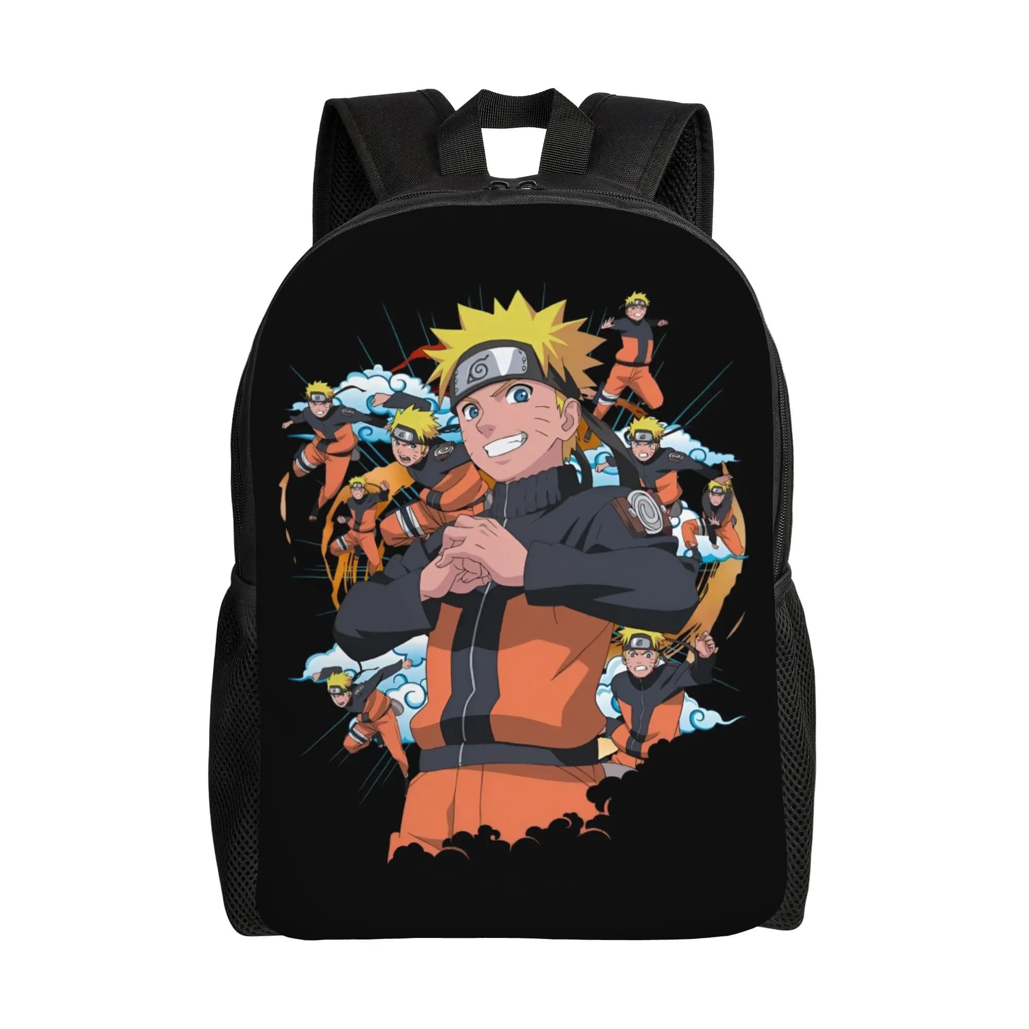 N-Narutoes Uzumaki Travel Backpack Men Women School Laptop Bookbag Manga College Student Daypack Bags