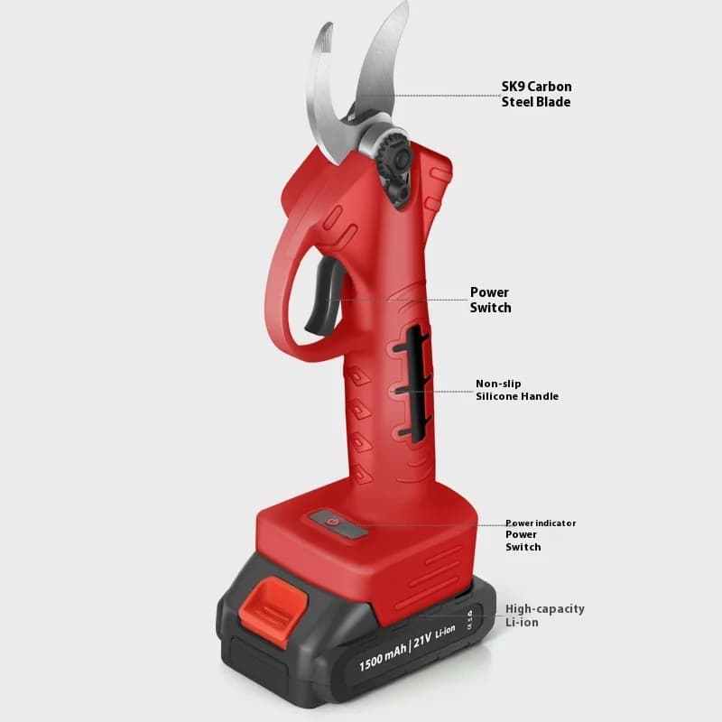 Electric Pruning Shears with Lithium Battery Power Fruit Tree Shears for Garden Pruning Knife and Branch Shears