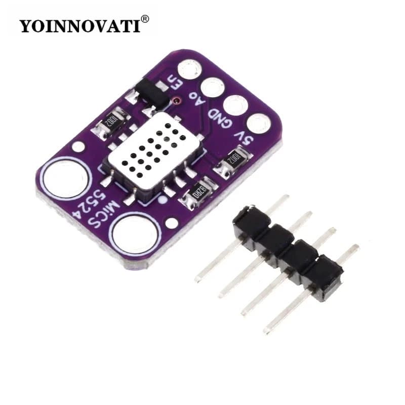 1pcs MICS-5524 Air Quality Gas Sensor Module Carbon Monoxide Hydrogen Methane Ethanol H2 CO MICS5524 Detection Board for Arduino