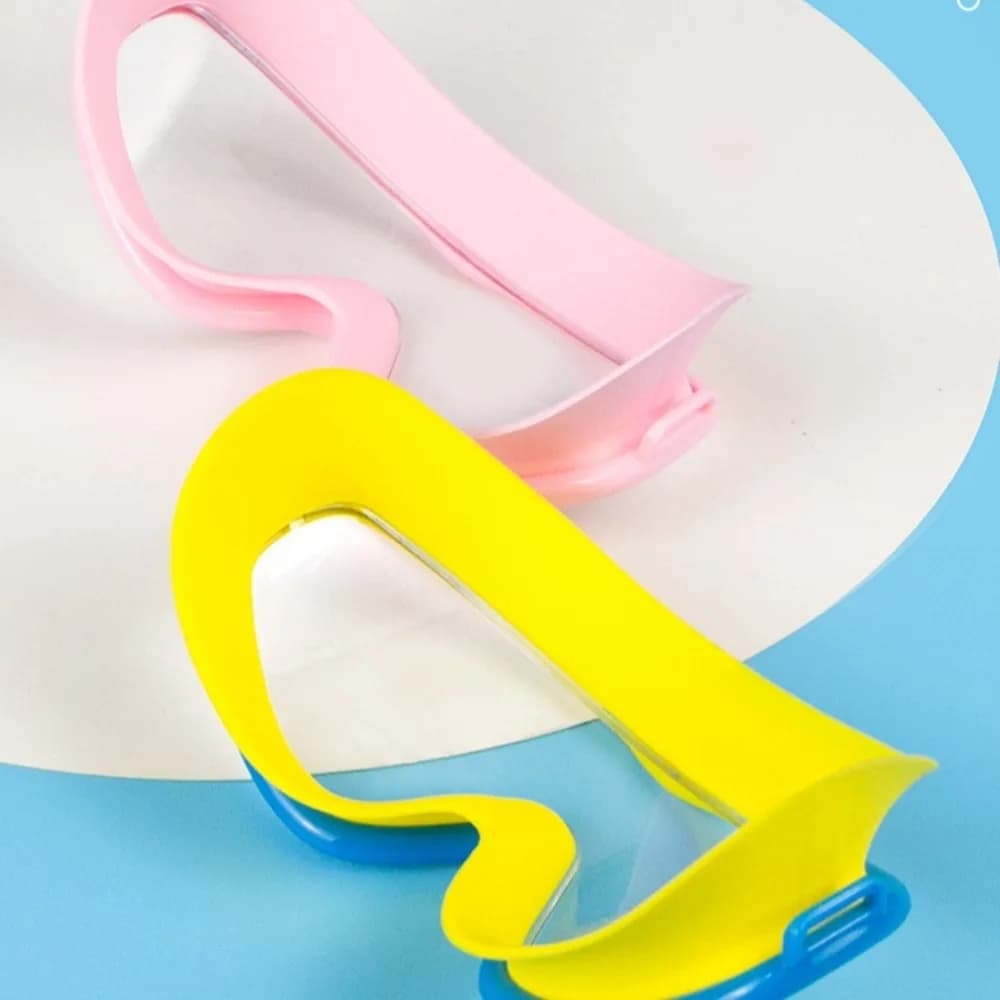 Set di 1 paio di occhialini da nuoto impermeabili con tappi per le orecchie, set HD antiappannamento per immersioni, tappi per le orecchie anti-UV