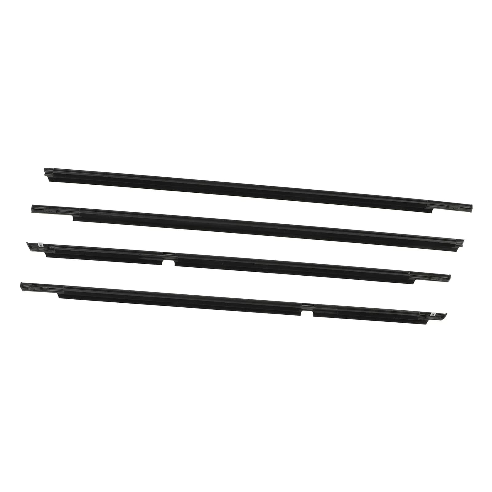 4PCS Outer Window Weatherstrip Seal Moulding Trim 6816335030 - for 4Runner 2003-2009 - Durable Auto Accessory