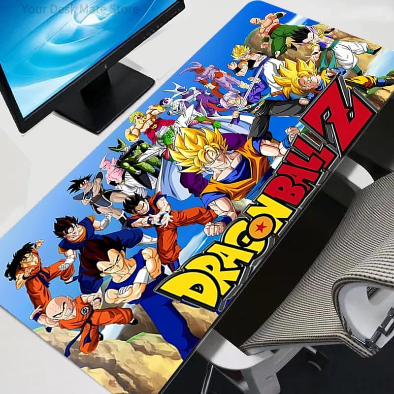 Tappetino per mouse Dragon Ball DBZ Gamer Computer Notebook Pc Mousepad Tappetino per tastiera Accessori da gioco Tappetini per mouse
