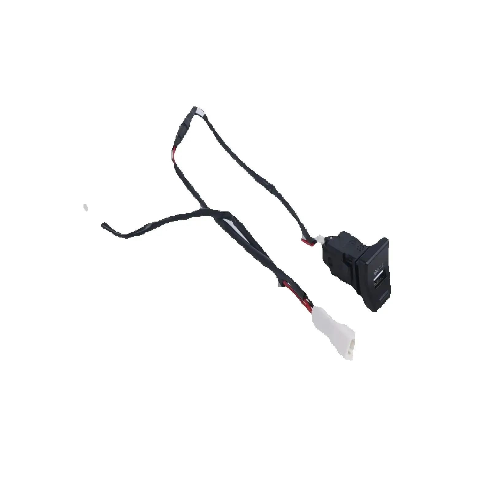 USB QC 3.0 USB Hub Charger for Toyota RAV4 2019-2020 LED Central Console