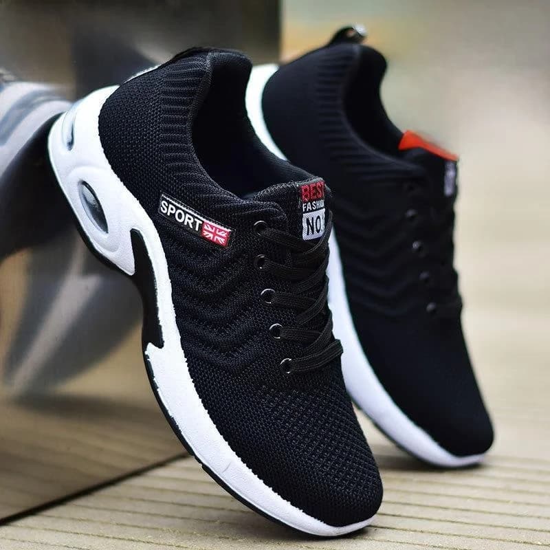 Men's Summer Anti-slip Breathable Running Shoes Large Size Spring Autumn Casual Sports Wear Resistant Mesh Upper Trendy