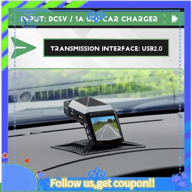 M46K-New 1080P Full HD Dash Cam Car driving recorder with central console LCD DVR for cars Parking monitor