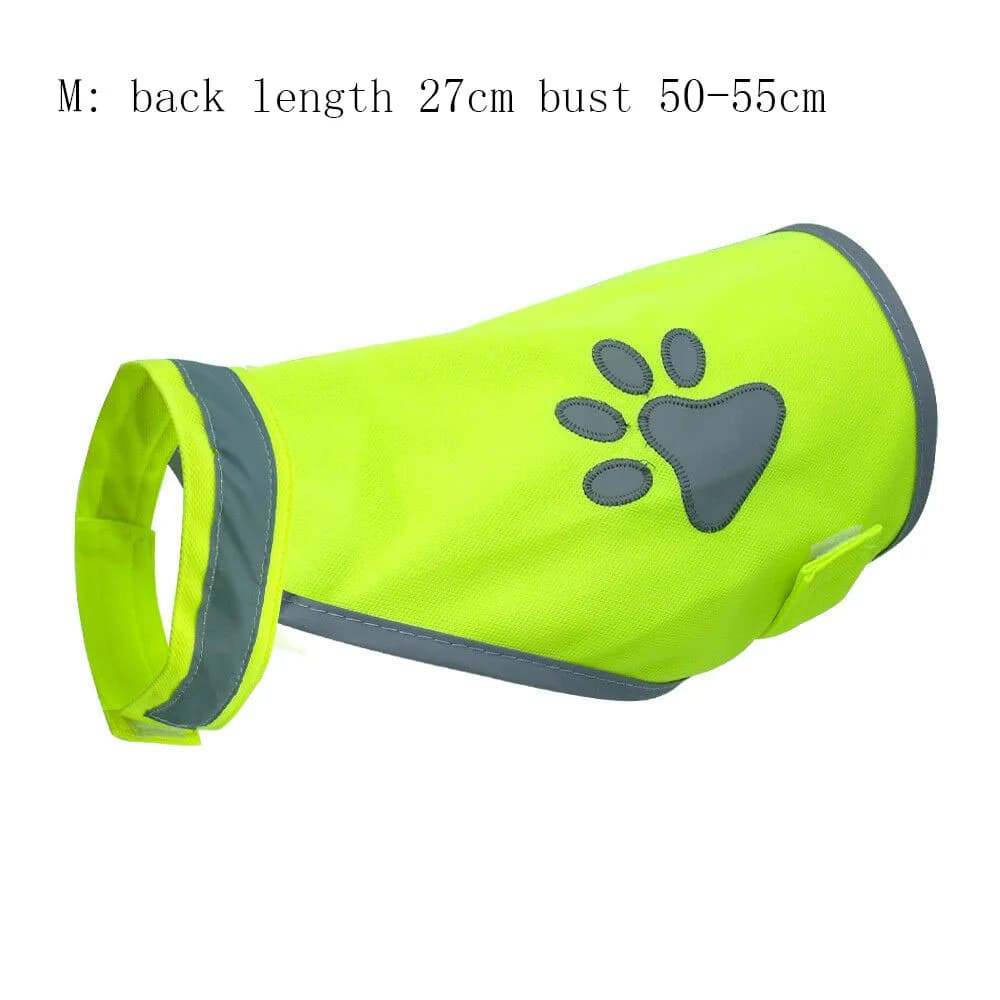 Ventilate Cozy High Visibility Fluorescent Pet Hi Vis Coat Pet Reflective Vest Pet Safety Vest Dog Jacket