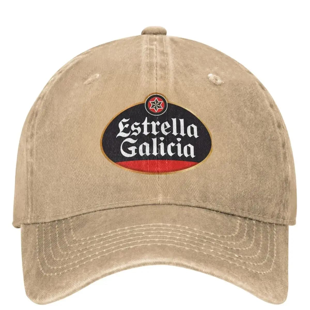 Cappellino da Baseball Estrella Galicia Beer Spain, Unisex, Stile Trucker, Design per Sport all'Aperto, Regalo alla Moda