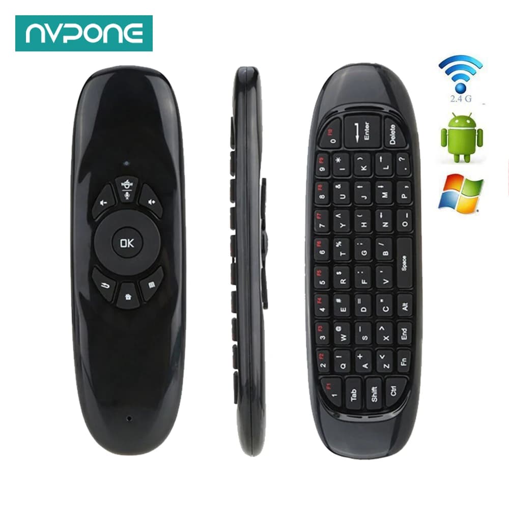 Fly Air Mouse sensore giroscopio tastiera inglese Wireless 2.4G tastiera RF telecomando per il gioco proiettore Android Smart TV Box