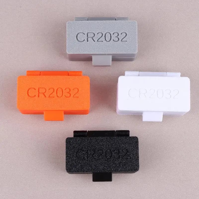 10-Hole CR2032/CR2025 Battery Boxes Coin Cell Battery Storage Case Portable Batteries Protective Holder Small Battery Organizer