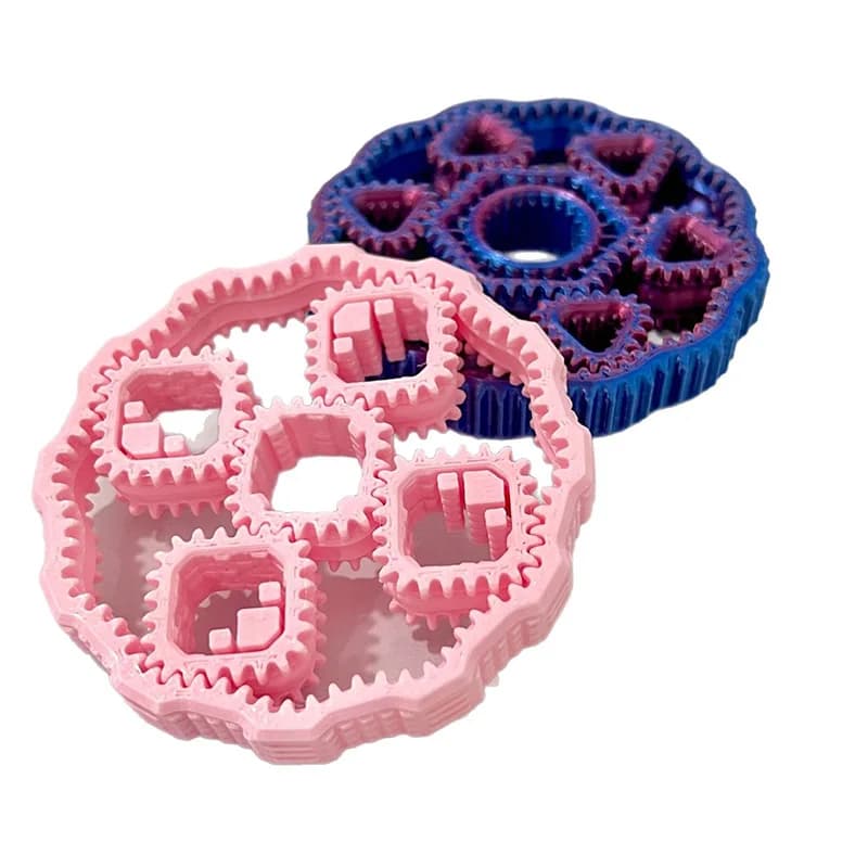 Fidget Spinner Giroscopio Catene Ingranaggio Punta delle dita Pignone Ingranaggio planetario Stampa 3D Spinner a mano Regali di compleanno Festa dei bambini