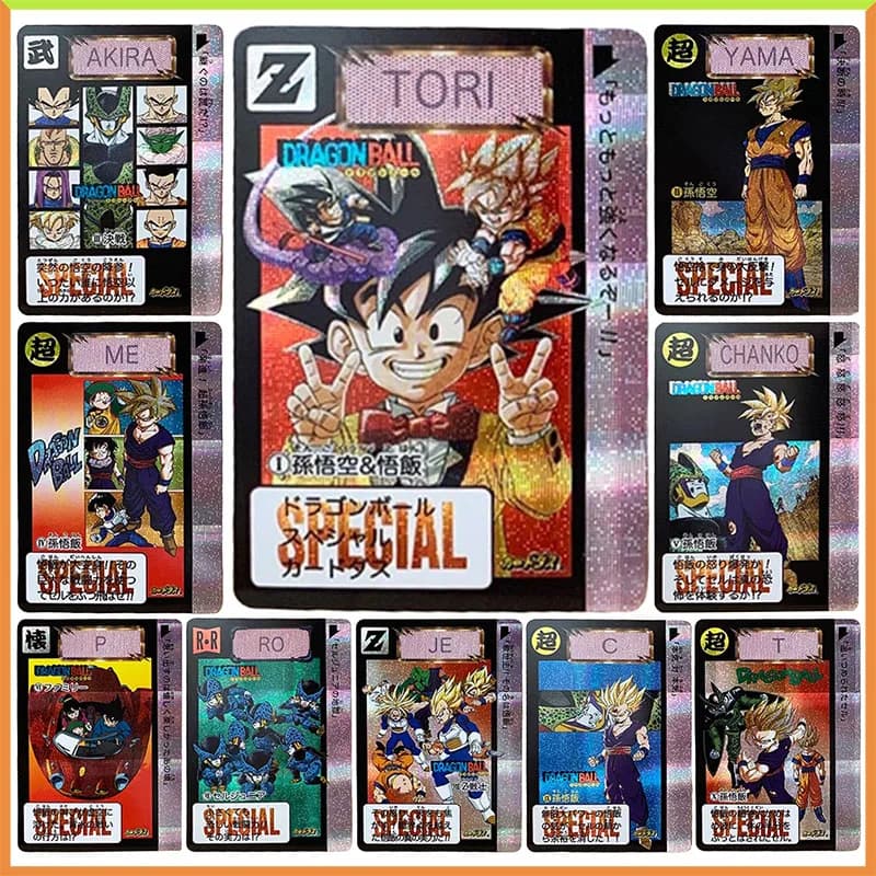 Anime Dragon Ball FAI DA TE ACG Gioco Rifrazione Carta Da Collezione Cellulare Bejita Torankusu Tien Shinhan Piccolo Giocattolo per il ragazzo Regali Di Compleanno
