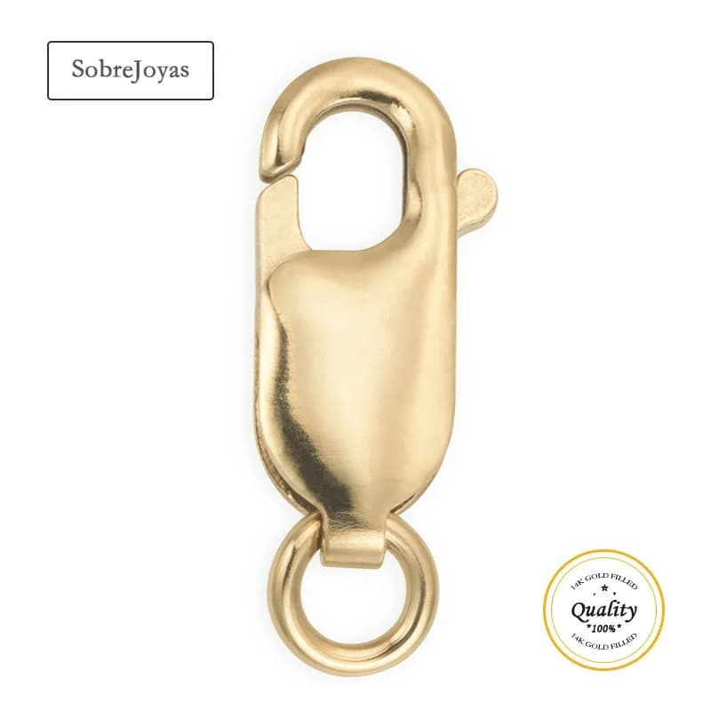 Mosquito Closure Mosquito Closure Filled with Gold 14 Carats Open Ring Connected Supplies Wholesale For Bracelets Necklace Jewelry Creation