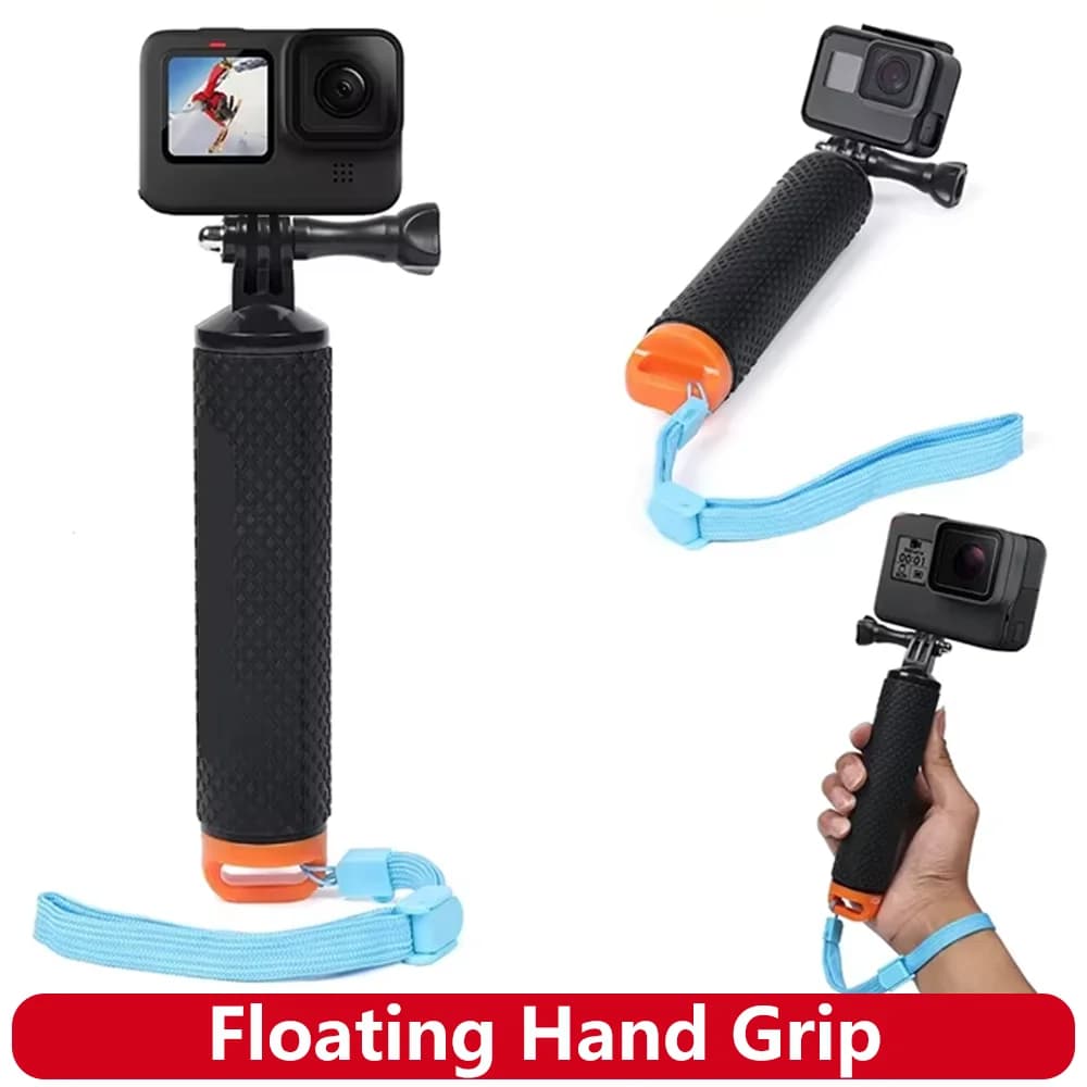 Floating handle underwater pole for GoPro Hero 13 12 11 10 9 SJCAM SJ4000 Insta360 AKASO DJI Osmo Action Camera