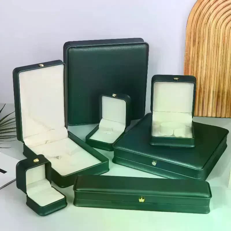 Scatola per anelli di gioielli Organizzatore di gioielli in pelle PU Anello Orecchino Collana Ciondolo Scatola regalo Espositore Proposta di fidanzamento Matrimonio