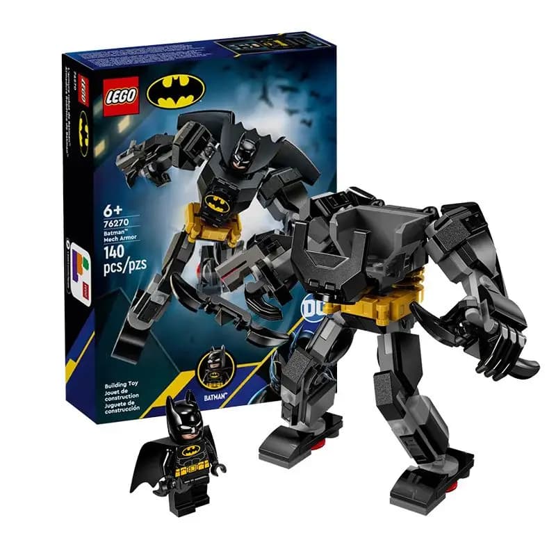 LEGO 76270 Batman ™ Mech Armor Building Toys Giocattolo robot Batman per bambini dai 4 anni in su, regalo di compleanno (140 pezzi)